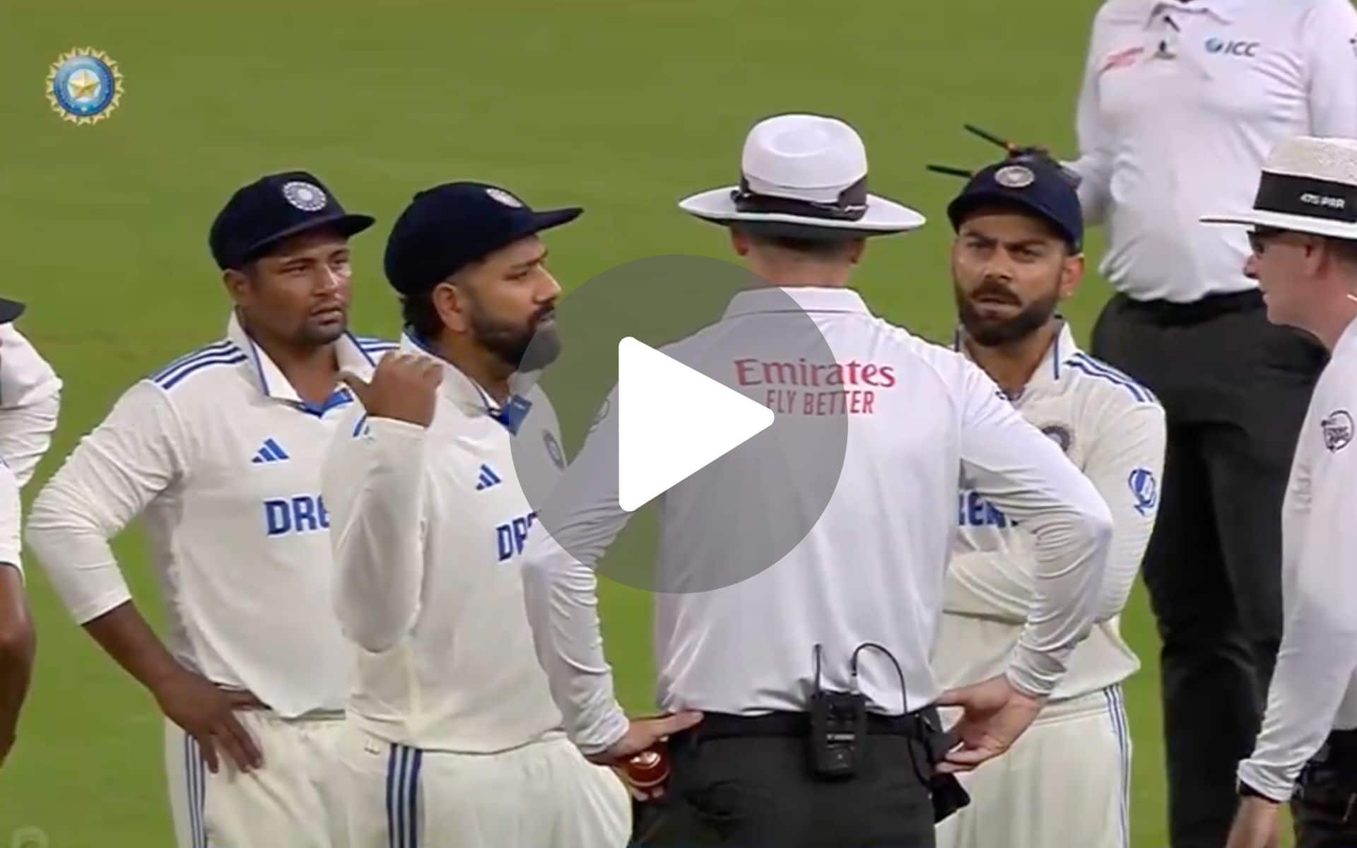 [Watch] Rohit Sharma And Virat Kohli Argue With Umpires After They Call Halt Play Due To Bad Light